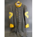 A replica/re-enactment American Civil War Confederate two piece uniform