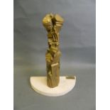 John Ravera, an abstract composition maquette, 13" high