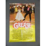 A 1981 film poster for 'Grease', 18" x 27"