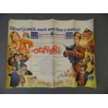 An original 1969 quad film poster for 'Oliver!', 40" x 30"