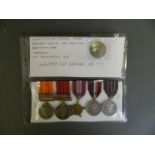 A collection of six Indian military medals presented to '4450959, Sep. Harbans Lal S.L.I.',