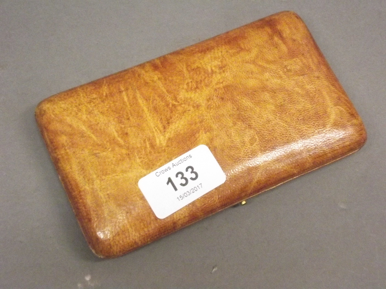 A late C19th manicure set in a leather case, marked 'Maison Charbonnel, Grenoble', 6" x 3" - Image 3 of 3