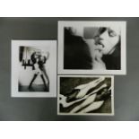 Trevor Watson, three black and white erotic photographs as featured in 'Scenario Magazine: issue