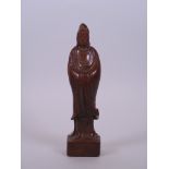 A Chinese composition figure of Quan Yin, A/F repair, 8" high