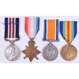 Great War George V Military Medal (M.M) Group of F