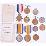 Great War 1914-15 Medal Trio 4th South African Inf