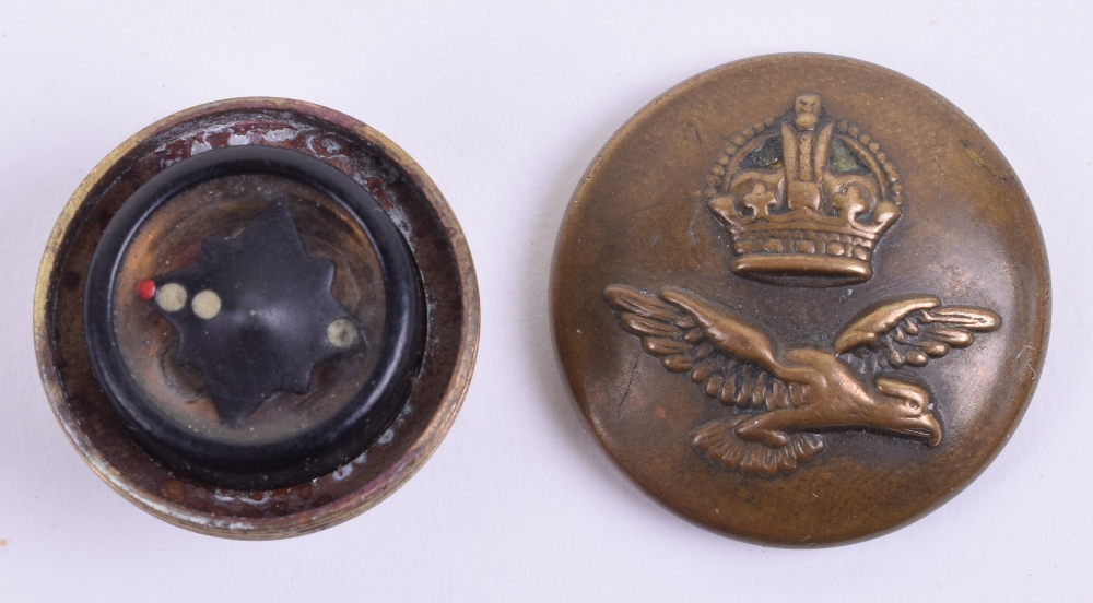 WW2 Royal Air Force Tunic Button with Concealed Co