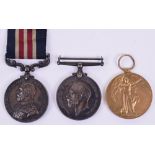 Great War George V Military Medal (M.M) Group of T