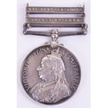Queens South Africa Medal Two Clasps Royal Lancast