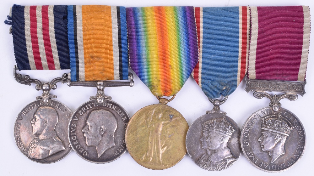 Great War George V Military Medal (M.M) Group of F