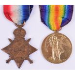 Great War Gallipoli Casualty Medal Pair 8th Otago