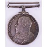 Edward VII Volunteer Force Long Service Medal 1st