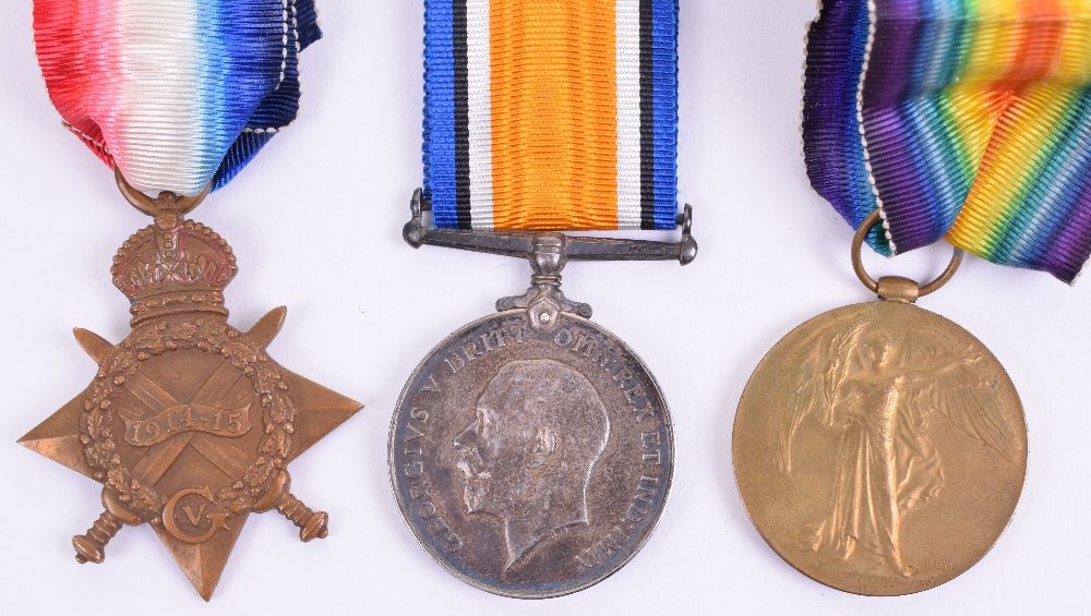 Great War Gallipoli Casualty 1914-15 Star Medal Tr - Image 2 of 4