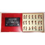 Britains set 37, Full Band of the Coldstream Guards in original box (F, bassoon damaged, side