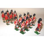 Britains set 112, Seaforth Highlanders marching at the slope FIRST VERSION, box packs, very neatly