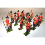 Britains set 27, Band of the Line FOURTH VERSION, gaitered drummers, undated (G, side drumstick