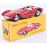 French Dinky Toys 22A Maserati Sport 2000,red body, white driver, plated wheel hubs, in very good to