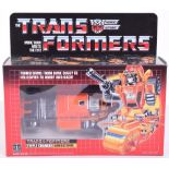 Boxed Hasbro G1 Transformers Triple Changer ‘Sandstorm’ 1986 issue, transforms from dune buggy to