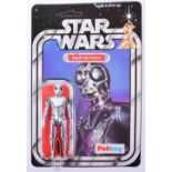 Palitoy Star Wars Death Star Droid Vintage Original Carded Figure, 3 ¾ inches mint, with mint bubble