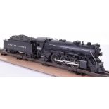 Lionel (pre-war) 225 2-6-2 locomotive and tender, long Lionel Lines bogie tender, overall very