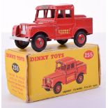 Dinky boxed 255 Mersey Tunnel Police van, gloss red, near mint, box good some minor creases