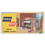 Corgi Kits,601 Batley “Leofric” Garage, plastic construction kit, unmade with instruction leaflet,