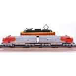 Lionel 2343 Santa Fe F3 Diesel locomotive, and 2333 unpowered, together with a 2351 Diesel/