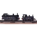 0 gauge kit built two 0-6-0 side tank engine, two-rail electric, LMS 1640 nicely finished and