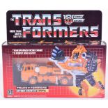 Boxed Hasbro G1 Transformers Autobot Architect ‘Grapple’ 1985 issue, transforms from crane to