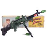 Boxed Triang Johnny Seven O.M.A One Man Army Toy Gun, 6025 distributed by Deluxe-Topper Toys,