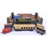 : Hornby O Gauge 3 Rail No 2 Special 20V LNER 4-4-2, 1784, in fair condition, ideal for restoration,