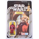 Palitoy Star Wars Snaggletooth Vintage Original Carded Figure, 3 ¾ inches mint, with mint bubble