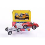 Three Schuco Models, Boxed 1238 Oldtimer Opel Doktor Wagen (1909) complete with instructions and