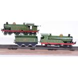 Hornby Series two c/w No.2 locomotives 4-4-4T and 4-4-0 and tender, 4-4-4 LNER tank engine crest