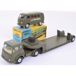 Corgi Toys Boxed 356 Volkswagen U.S. Army Personnel Carrier, military green body, red interior, spun