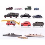 Small Quantity Of Mixed Diecast Toys, including Timpo Pickfords Removers lorry, Budgie police