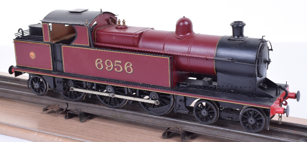 Scratch/kit built 0 gauge 4-6-2 LMS tank engine, brass two-rail electric locomotive No.6956 with - Image 3 of 3
