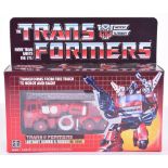 Boxed Hasbro G1 Transformers Autobot Search & Rescue ‘Inferno’ 1985 issue, transforms from fire