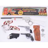 Lone Star Toy Guns, boxed Super Sharpshooter Rifle, in fair condition (missing telescopic sight) box