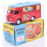 Corgi Toys 426 Chipperfields Circus Mobile Booking Office, red body, light blue roof, scarce spun