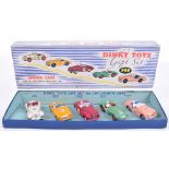 Scarce Dinky Toys Five Model Sports Cars Gift Set 149 (Competition Finish) including 108 M.G. Midget