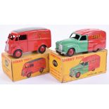 Two Boxed Dinky Toys Vans,260 Morris J Royal Mail Van, red body, black roof and 470 Austin Van ‘