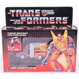 Boxed Hasbro G1 Transformers Autobot Protector ‘Rodimus Prime’ 1986 issue, transforms from