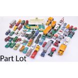 Quantity Of Playworn Matchbox Toys, including, Matchbox BP Garage, Kingsize,1:75 series plus other