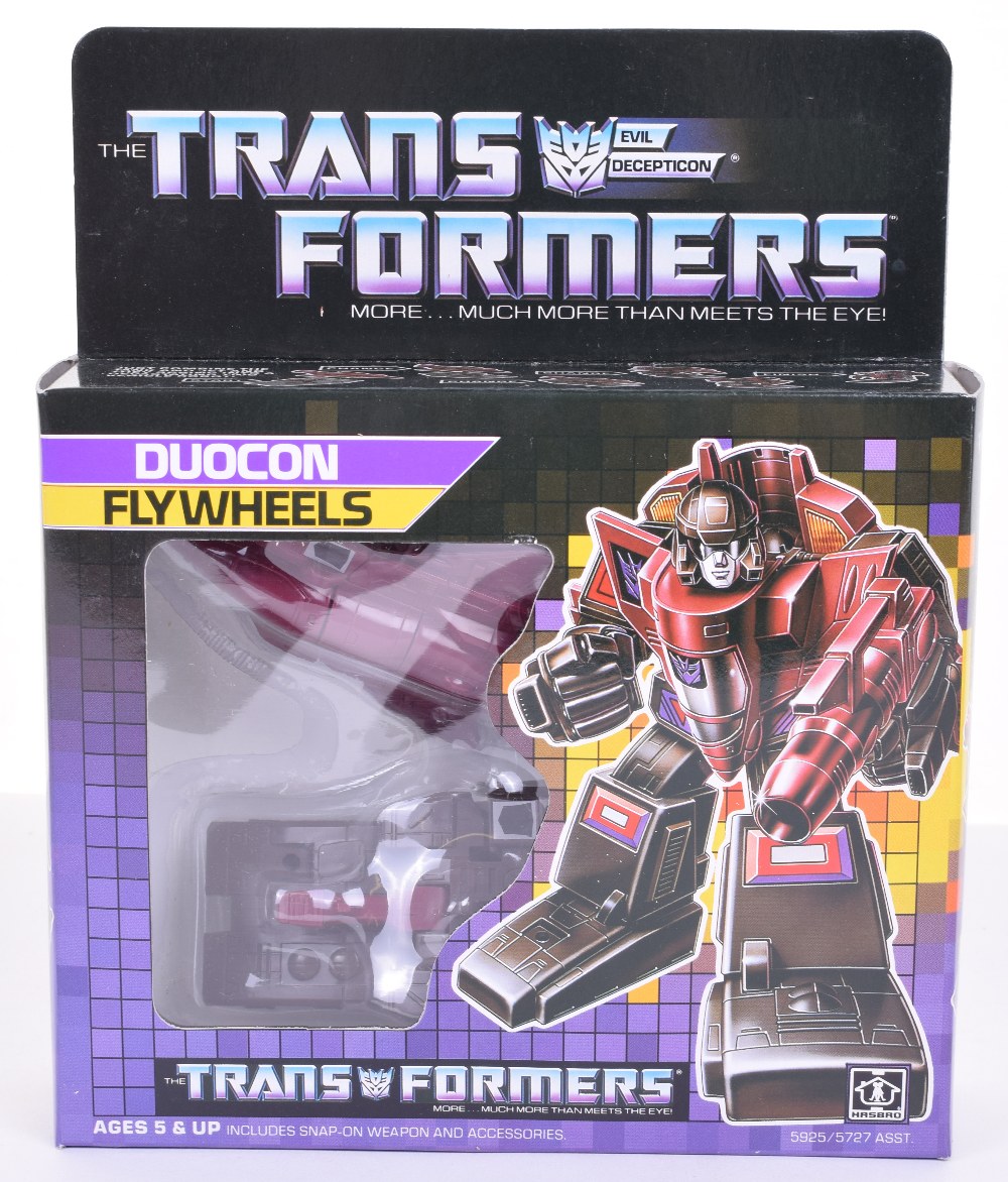 Boxed Hasbro G1 Transformers Duocon 'Flywheels' 1986 issue, just combine the Tank & Jet and they