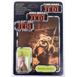 Vintage Star Wars Palitoy / General Mills Tri-Logo Wicket W Warwick Action Figure, un-punched