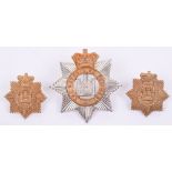 Victorian Devonshire Regiment Other Ranks Cap & Collar Badge Set