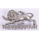 Kings Own Regiment Officers Cap Badge