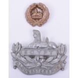 WW2 War Economy Gloucestershire Regiment Two Part Badges