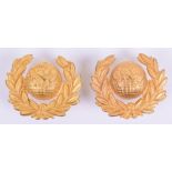 Royal Marines Officers Collar Badges
